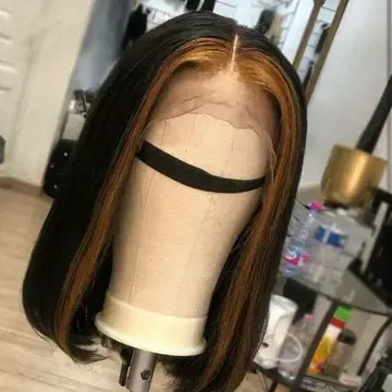 Front Lace Great Hairs Straight Highlight Wigs