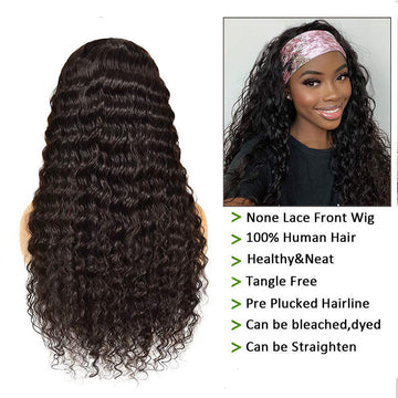 Long Curly Real Hair Turban Great Hairs Wig