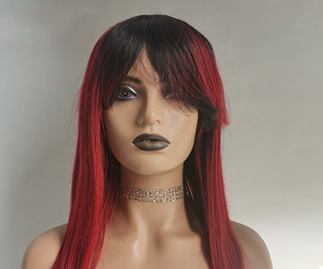 Red Great Hairs Human Hair Wig